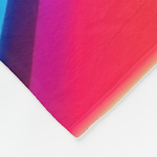Neon Rainbow Gateway Fleecedecke (Ecke)