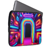 Neon Rainbow Gateway Laptopschutzhülle (Vorne Rechts)