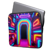 Neon Rainbow Gateway Laptopschutzhülle (Vorderseite Links)