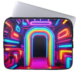 Neon Rainbow Gateway Laptopschutzhülle