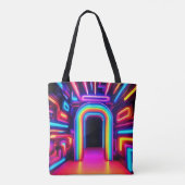 Neon Rainbow Gateway Tasche (Rückseite)