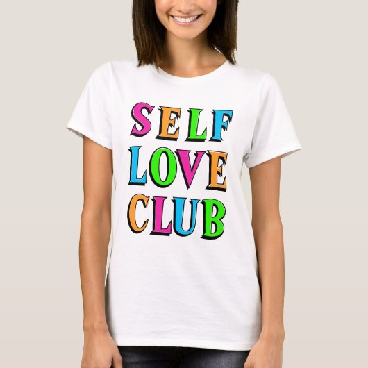 Neon Rainbow Liebe T-Shirt (Vorderseite)