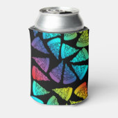 Neon Rainbow Pizza Lover Dosenkühler (Kanne Rückseite)