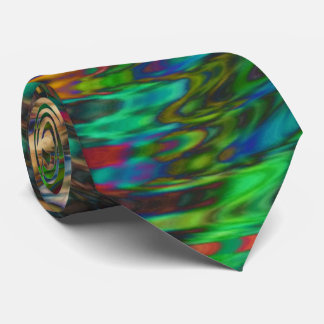 Neon Rainbow psychedelic Neck Tie Krawatte