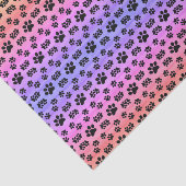 Neon Rainbow Puppy Paws, Craft and Tissue Paper Seidenpapier (Ausschnitt)