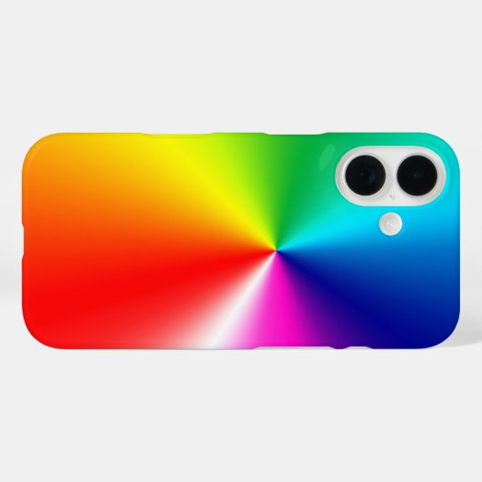 Neon Rainbow Spectrum Case-Mate iPhone Hülle (Rückseite (Horizontal))