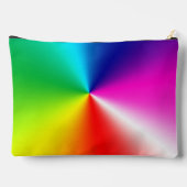 Neon Rainbow Vortex Zubehörtasche (Rückseite)