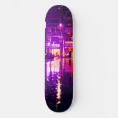 Neon Rainey Street Skateboard Deck (Vorderseite)