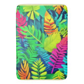 Neon Rainforest Fantasy Badematte (Vorderseite Vertikal)