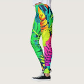 Neon Rainforest Fantasy Leggings (Links)