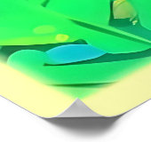 Neon Rainforest Fantasy Poster (Ecke)