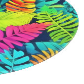 Neon Rainforest Fantasy Schneidebrett (Ecke)
