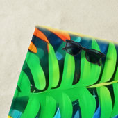Neon Rainforest Fantasy Strandtuch (Beispiel)