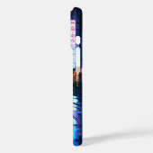 Neon Rainy City Case-Mate iPhone Hülle (Rückseite / Links)