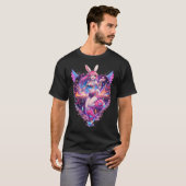 Neon-Rave-Hase T-Shirt (Vorne ganz)