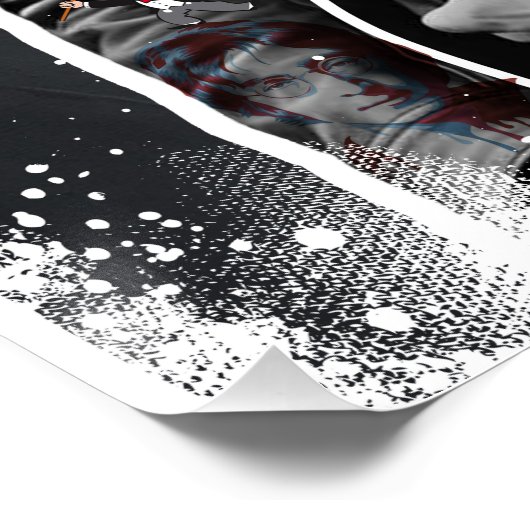 Neon Rebel Collage Poster (Ecke)