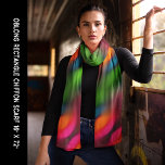 Neon Red Pink Orange Green Abstrakt Long Schal<br><div class="desc">Neon Red Pink,  Orange und Green Abstract Muster Long Scarf. Kunstwerke in leuchtenden Neonfarben geben ein einzigartiges Design,  das einem besonderen Gaumen als Geschenk gefallen wird.</div>