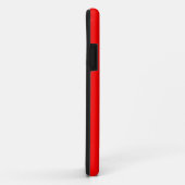 Neon Red Solid Color | Benutzerdefiniert Case-Mate iPhone Hülle (Hinten/Rechts)