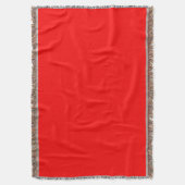 Neon Red Solid Color | Classic Decke (Vorderseite Vertikal)