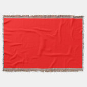 Neon Red Solid Color | Classic Decke (Vorderseite)