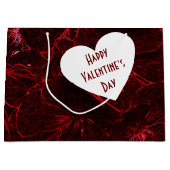 Neon Red Violas Große Geschenktüte (Vorderseite)