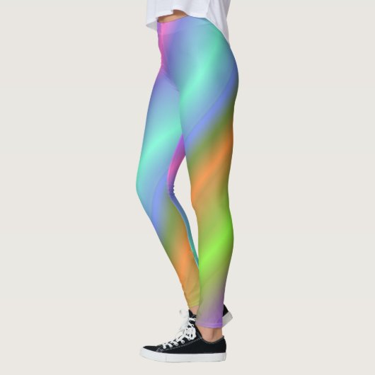 Neon Regenbogen Leggings (Links)