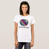 Neon-Regenbogen-Leopard-Muster - Druck T-Shirt (Vorne ganz)