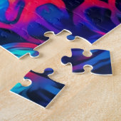 Neon-Regenbogen-Puzzle Puzzle (Seite)