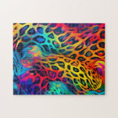 Neon-Regenbogen-Puzzle Puzzle (Horizontal)