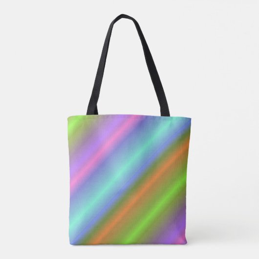 Neon Regenbogenbeutel Tasche (Rückseite)