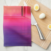 Neon Regenbogenhalle Geschirrtuch (Viertel Falte)