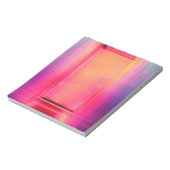 Neon Regenbogenhalle Notizblock (Rotiert)