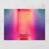 Neon Regenbogenhalle Postkarte (Vorderseite)