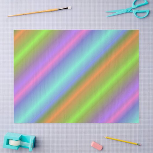 Neon-Regenbogenpapier Seidenpapier (Basteln)