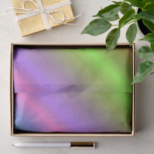 Neon-Regenbogenpapier Seidenpapier (Geschenk)
