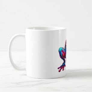 Neon-Regenfrosch-Ausbruch Kaffeetasse