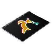 Neon Reindeer Notizblock (Linke Seite)