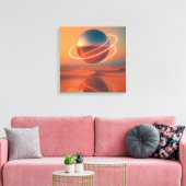 Neon Relic Leinwanddruck (Insitu (Wohnzimmer))