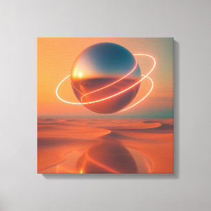 Neon-Reliquie Leinwanddruck