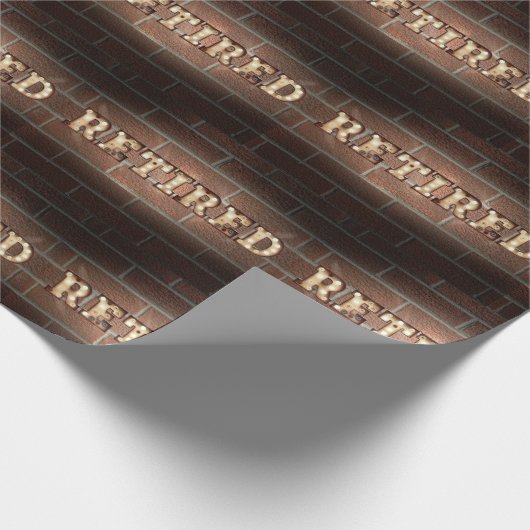 Neon Remüde Sign On Bridge Geschenkpapier (Ecke)