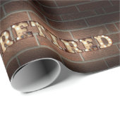 Neon Remüde Sign On Bridge Geschenkpapier (Rolleneckpunkt)