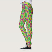 Neon Reptile Print Leggings (Links)