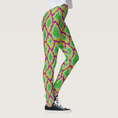 Neon Reptile Print Leggings (Rechts)
