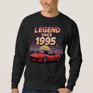 Neon Retro Car - Legend seit 1995 Sweatshirt