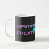 Neon-Retro-Gamer-Mama Kaffeetasse (Links)