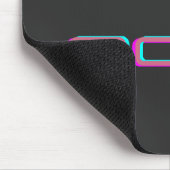 Neon-Retro-Gamer-Mama Mousepad (Ecke)