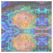 Neon Retro Geometric Horizontal Stripe Mosaik Stoff (Nahaufnahme)