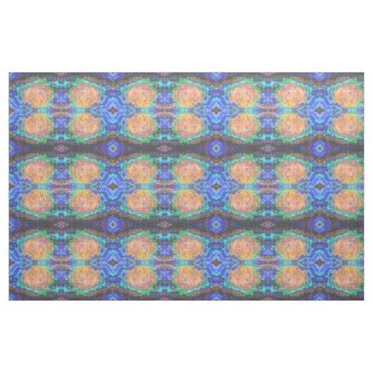 Neon Retro Geometric Horizontal Stripe Mosaik Stoff (Fat Quarter (45,7 x 55,9 cm))