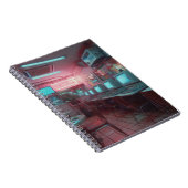 Neon Retro Internet Café Notebook Notizblock (Rechte Seite)