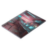 Neon Retro Internet Café Notebook Notizblock (Linke Seite)